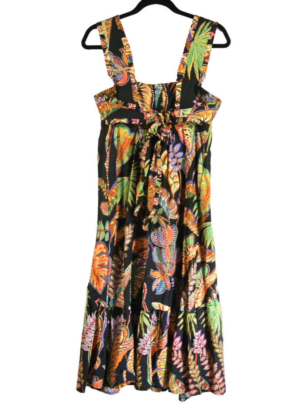 NEW, Farm Rio Cool Foliage Sleeveless Midi Dress in multicolor sz XS #MD2144 - Picture 6 of 10